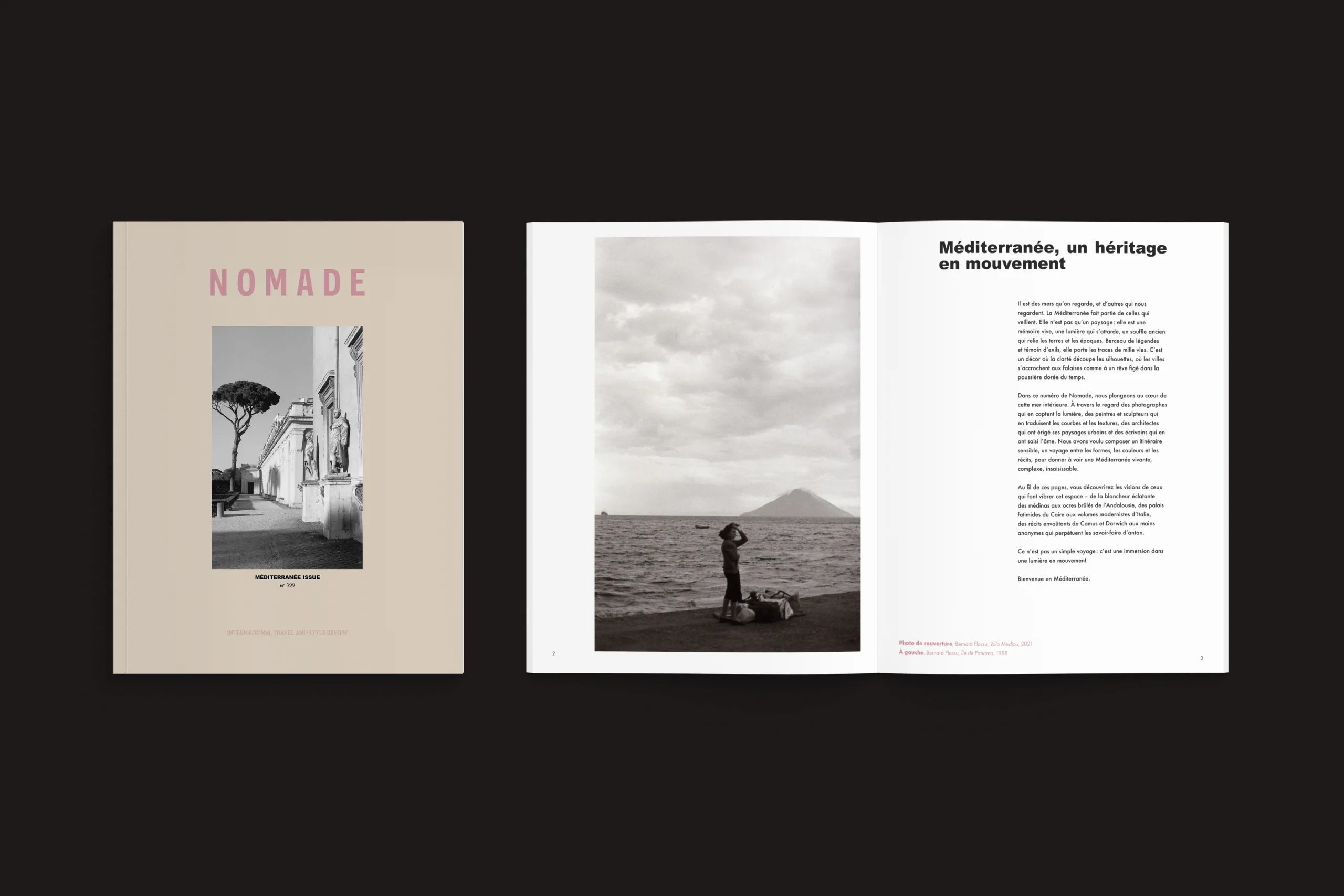 Nomade magazine - Editorial design, image 1